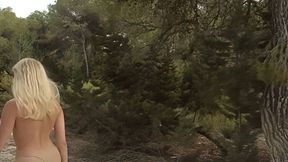 Emma  & Ellie naked on the Beach,