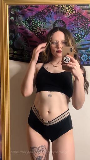 Spookybarbiegrl Lingerie and Panty Slut Compilation