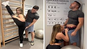 Lucky Gym Personal Trainer Gets To Fuck Hard - Mimi Boliviana And Antonio Mallorca