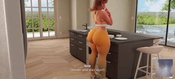 Step-mom Daisy From Mario Sees My Hard Dick and Offer Me to Suck It!!