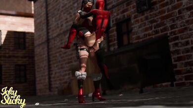 Futa Villain Smashes Spidey Tight Pussy With Big Dick Creampie