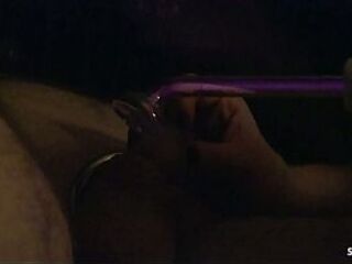 Older train Redhead slim Teen at Femdom SADOMASOCHISM Session with Serf give him Tugjob and let eat own cum