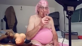 Old Fashion Pink Masturbation