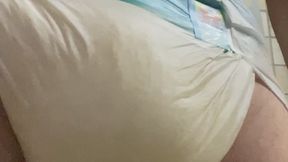 Overflowing diaper pee
