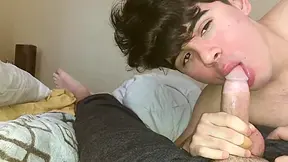 Boyfriends Deepthroat And Swallow Eachother In Passionate Raw Session