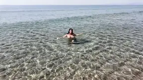 My Boyfriend Allowed Me to Touch and Suck a Stranger's Dick Exhibitionist on a Nudist Beach