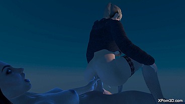 Anime 3D Porn Hentai Busty Girls Fucking and Sucking Futa Teens SFM