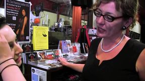 Lesbo mature shop chief seduces shy employer to sex