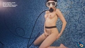 Northen Lights Scuba girl in lingerie 720