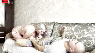 Step-Sis Gives Brother A Surprise Morning Blow Job And Rides Him Hard Until He Explodes