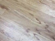 Tranny finally gets caught at work. It was too late for me to not buss! Full video link in bio