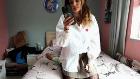 Sitting On His Face In A Short Little Skirt (4K)