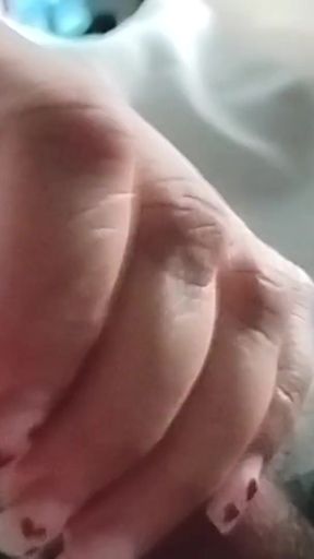 My girlfriend wakes me up with a handjob   Clip 1