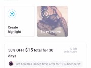 Subscribe to my OnlyFans where you can private chat with me and live stream super sexy xXx content