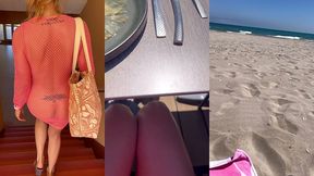 coucou les zamourssuite de ma troisieme journee au capdetente a la plage...