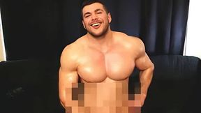 hunkmuscle wanking hard