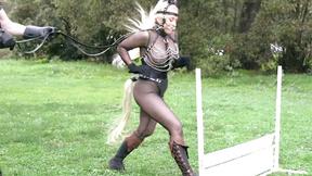 ”Lustful blonde STEPMOM enjoys passion cosplay & she really liked it”