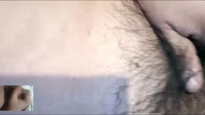 Hot Video Call with My Chubby Stepsister