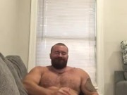 Big Dick Musclebear Jerks Huge Dick & Prepares To Cum OnlyfansBeefBeast Hot Alpha Blows Huge Load