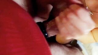 Put your hand inside his booty and jerk him off - spoiler