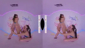 Aubree Valentine and Penelope Kay showcase their wild side in an intense