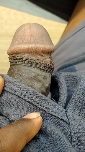 Indian man playing with cock.   Clip 2