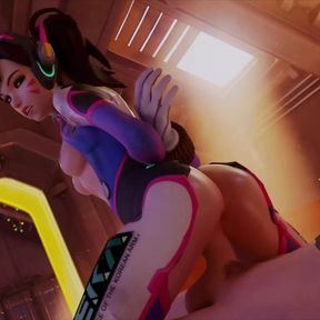 D.Va Bondage Riding