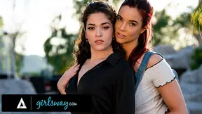 Fixing tech issues leads to a hot lesbian session