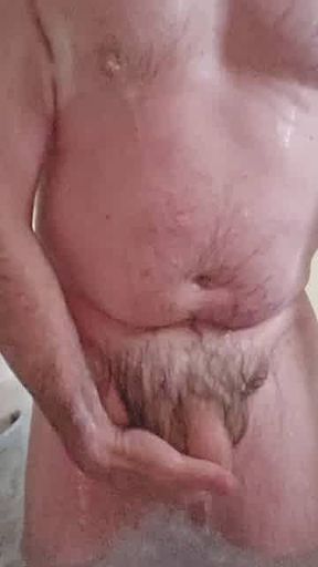 I was having a bath
