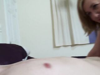 Taboo home sex with mature Auntie Trisha and hunk