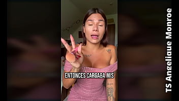 TS Angelique Monroe - Doing my makeup