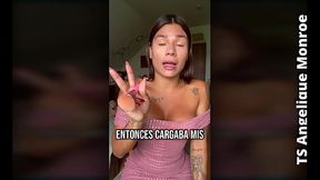 TS Angelique Monroe - Doing my makeup