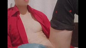 hot metal brings me to multiple orgasms exposing my prolapse. male squirt without using hands