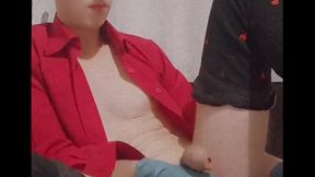 hot metal brings me to multiple orgasms exposing my prolapse. male squirt without using hands