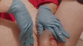 hot metal brings me to multiple orgasms exposing my prolapse. male squirt without using hands