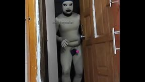 Zentai Alien CFO movie mask skin suit