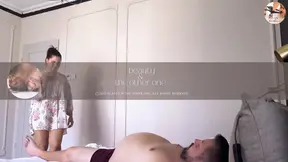 Hot amateur wife rides hubby's face and cock before swallowing his load