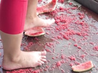 Watermelon feeding!