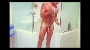 Here It Is!! the Found Tape. Sorry About the Quality. Daddybear When He Wasnt a Daddy Having a Wank in the Shower