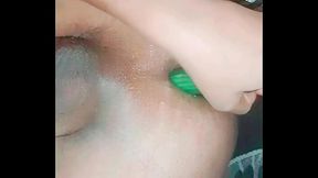 ||Super double anal dildo fist &amp_fuck. My anus is destroyed &amp_ loose like never before. Should I insert 3 tell mee||gape||destroyed|&gt_