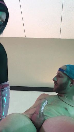 Hot Trans Woman in Chastity Fucked and Sucking - Compilation 13