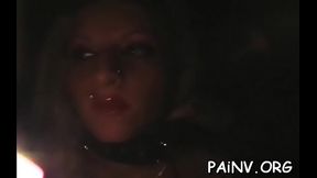 Wench gets a teat t. session while being restrained