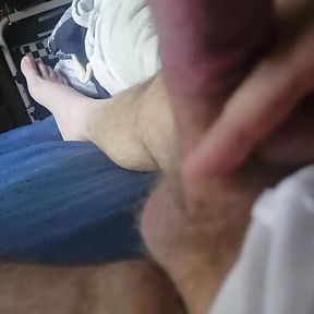 Big Country Dad Jerking My Morning Wood