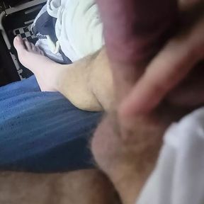 Big Country Dad Jerking My Morning Wood