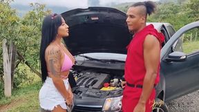 Mariana Pays With Her Pussy To The Mec With Mariana Martix