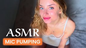 Blonde Lissa Piccola ASMR Mic Pumping for Cum