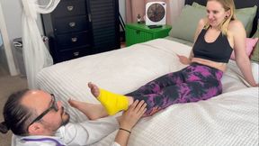 Ayla Sprained Ankle and Exam