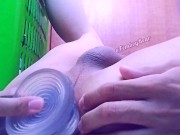 Pushing my Dildo in my Tight Hole