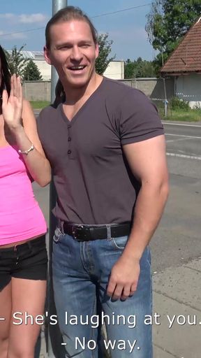 The perfect ass and the tight pussy in front of the erected rod