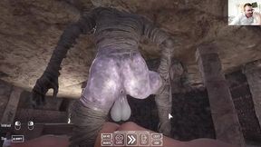 Mature MILF spread legs and snatches fucked hard in 3D animation